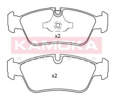 Тормозные колодки дисковые BMW 1(E81/E87) 03-12/3 (E90) 05-11 KAMOKA JQ101291