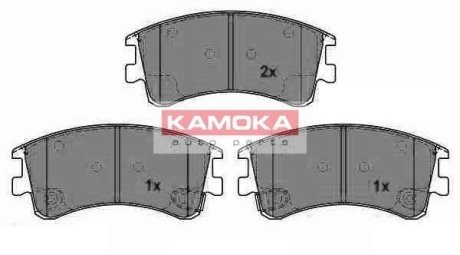 Гальмівні колодки дискові MAZDA 6 02- KAMOKA JQ1013238