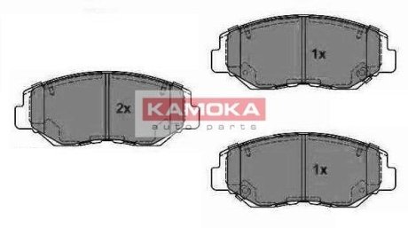 Гальмівні колодки дискові HONDA CR-V II 02- KAMOKA JQ1013316 (фото 1)