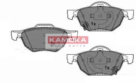 Гальмівні колодки дискові HONDA ACCORD VII 03-08 KAMOKA JQ1013408