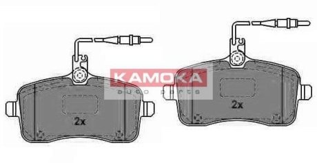 Гальмівні колодки дискові PEUGEOT 407 04- KAMOKA JQ1013450 (фото 1)