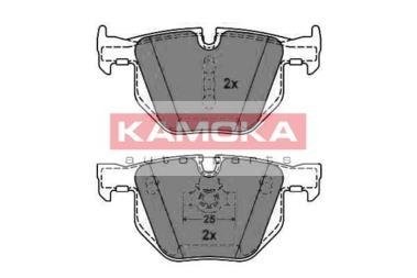 Гальмівні колодки дискові BMW 5 (E60) 03-/5 TOURING (E61) 04-/6 (E63) 04-/7 01- KAMOKA JQ1013496 (фото 1)