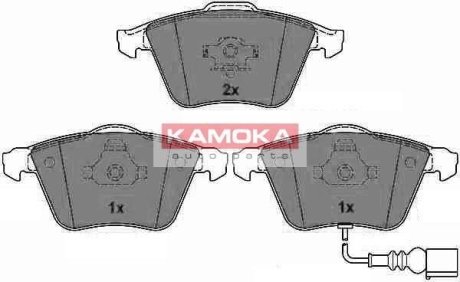 Гальмівні колодки дискові AUDI A3 03-/SKODA SUPERB 08-/VW GOLF V 03-/PASSAT 05- KAMOKA JQ1013530