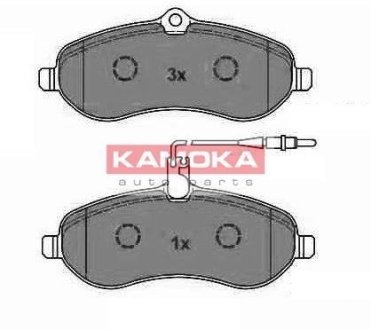 Гальмівні колодки дискові CITROEN JUMPY 07-/FIAT SCUDO 07-/PEUGEOT EXPERT 07- KAMOKA JQ1013542