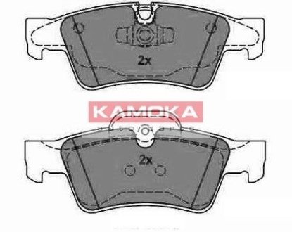 Гальмівні колодки дискові MERCEDES KLASA M (W164) 05-/KLASA GL(X164) 06- KAMOKA JQ1013662