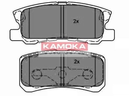 Тормозные колодки дисковые CITROEN C-CROSSER 07-/MITSUBISHI LANCER 03-/OUTLANDER 03- KAMOKA JQ1013678