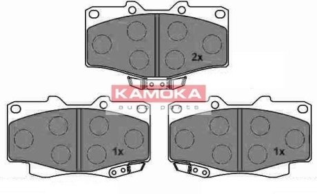 Тормозные колодки дисковые TOYOTA HILUX 01- KAMOKA JQ1013704