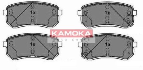 Гальмівні колодки дискові HYUNDAI I10 08-/KIA PICANTO 04- KAMOKA JQ1013804