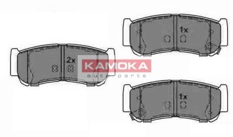 Гальмівні колодки дискові HYUNDA SANTA FE 06- KAMOKA JQ1013820