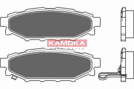 Гальмівні колодки дискові SUBARU FORESTER 08-/LEGACY IV 03-/OUTBACK 03-05 KAMOKA JQ1013894