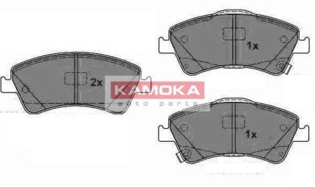 Тормозные колодки дисковые TOYOTA AURIS 07-/COROLLA 07- KAMOKA JQ1018094