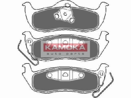 Тормозные колодки дисковые JEEP GRAND CHEROKEE III 05- KAMOKA JQ1018150