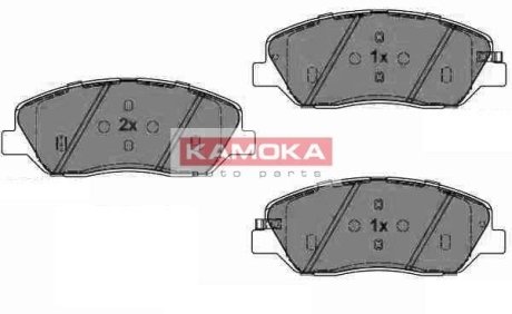 Гальмівні колодки дискові HYUNDAI SANTA FE 05- KAMOKA JQ1018222