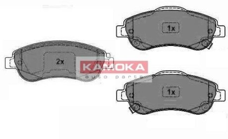 Гальмівні колодки дискові HONDA CR-V III 07- KAMOKA JQ1018456 (фото 1)