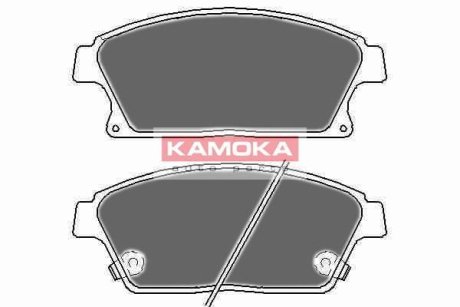 Комплект тормозных колодок, дисковый тормоз KAMOKA JQ1018528