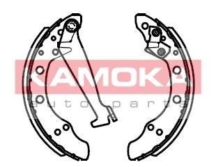 Гальмівні колодки барабанні AUDI A2 00-05/SEAT IBIZA II/III/IV/V 93-/SKODA FABIA 00- KAMOKA JQ202007