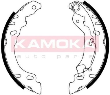 Гальмівні колодки барабанні FIAT 500 07-/PANDA 03-/FORD KA 08- KAMOKA JQ202056