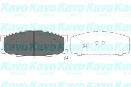 PARTS MITSUBISHI К-т гальмівних колодок передніх Canter KAVO KBP-5527