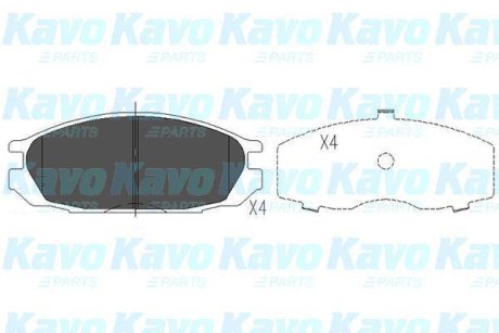 PARTS NISSAN Колодки тормозные задние Patrol 2,8/3,2/3,3 88- KAVO KBP-6510