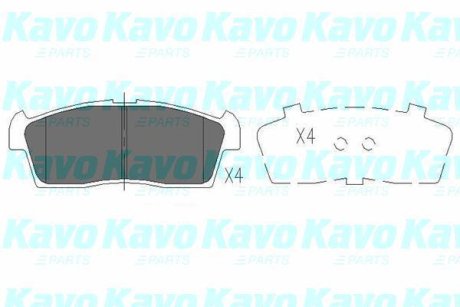 PARTS SUZUKI Гальмівні колодки ALTO VI (FF) 1.1 04-08, MITSUBISHI i MiEV 09-20 KAVO KBP-8521