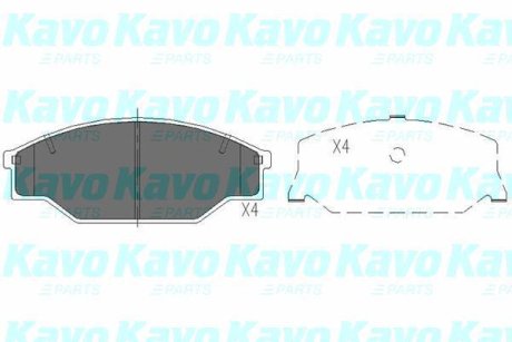 PARTS TOYOTA Колодки тормозные передн.Hiace II,Hilux II,VW Taro 89- KAVO KBP-9001