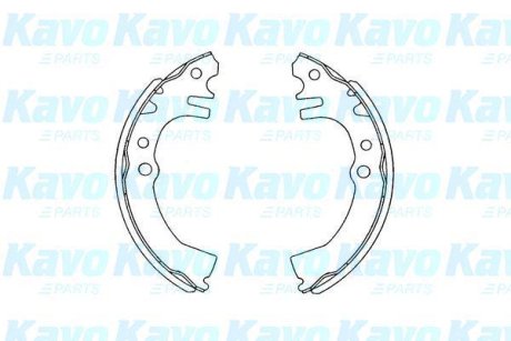 PARTS DAIHATSU Щеки торм. MOVE (L9_) 1.0 i 98-02 KAVO KBS-1901