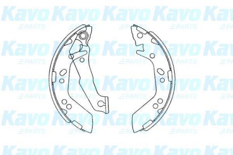 PARTS HYUNDAI Щеки тормозные Accent -05 KAVO KBS-3401