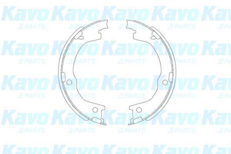 PARTS HYUNDAI гальмівні колодки ручного гальма Trajet KAVO KBS-3404