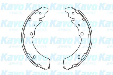 PARTS ISUZU Щеки тормозные задн. D-MAX I (TFR, TFS) 2.5 DiTD 06-12, D-MAX I 3.0 D 07-12 KAVO KBS-3906