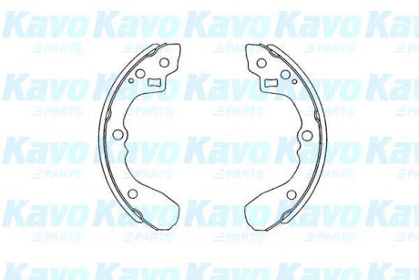 PARTS MAZDA Щеки тормозные 626 1.6 83-12 /87 200X26 KAVO KBS-4407