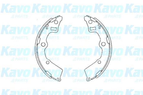 PARTS Щеки тормозные KIA PICANTO 04- KAVO KBS-4409