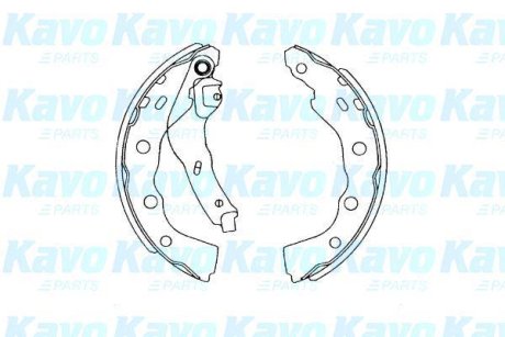 PARTS MITSUBISHI щоки гальмівні CARISMA 1.6,1.9TD 99- KAVO KBS-6415