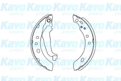 PARTS NISSAN щоки гальмівні Micra (K11E) 92-00 KAVO KBS-7401