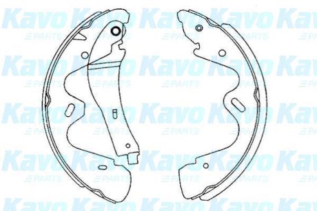 PARTS NISSAN щоки гальм. TERRANO II KAVO KBS-7418