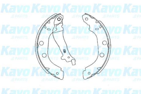 PARTS RENAULT щоки гальмівні Kangoo,Nissan Kubistar,Primera 96- KAVO KBS-7419