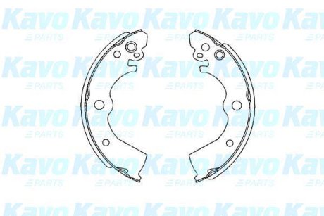 PARTS щоки гальмівні SUNNY 14002000D B13N14 90-,ALMERA 180x32 KAVO KBS-7424