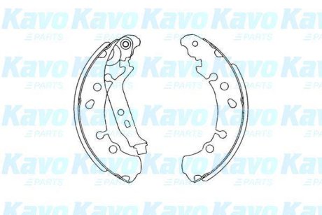 PARTS TOYOTA Щеки тормозные задн.Yaris KAVO KBS-9906