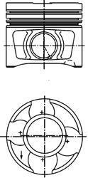 Поршень KOLBENSCHMIDT 40356600