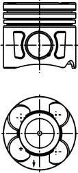Поршень STD KOLBENSCHMIDT 41289600