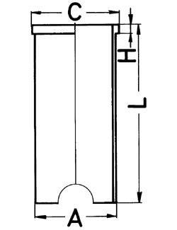 Гильза KOLBENSCHMIDT 89163190