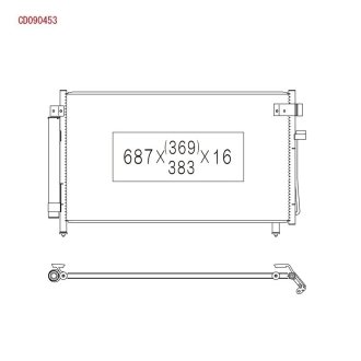 Радіатор кондиціонера у зборі KOYORAD CD090453