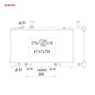 Радіатор охолодження двигуна KOYORAD PL061679