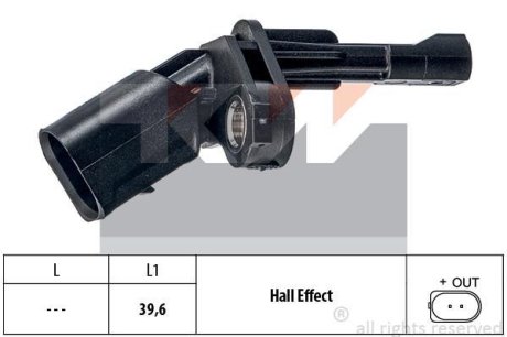 Датчик ABS KW 460 009 (фото 1)