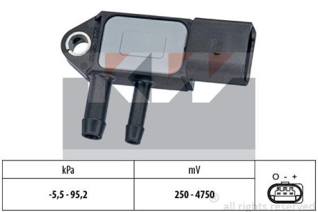 Датчик давления воздуха KW 493 263