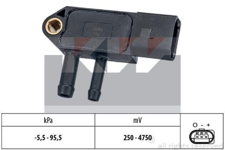 Датчик давления воздуха KW 493 264