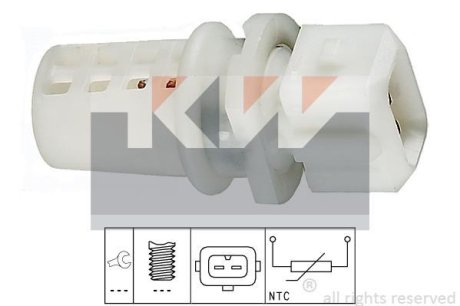 Датчик температури повітря (аналог EPS 1.994.009/Facet 10.4009) KW 494 009