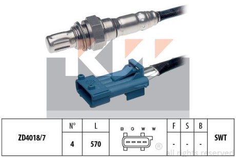 Лямбда зонд KW 497 588