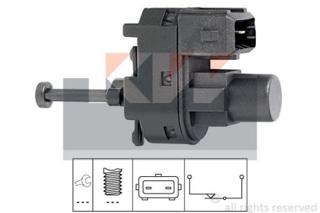 Датчик педалі гальм/зчеплення (аналог EPS 1.810.111 /Facet 7.1111) KW 510 111