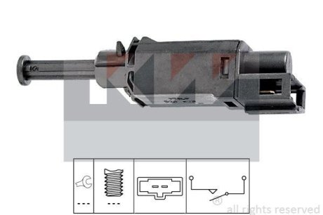 Датчик педалі гальм/зчеплення (аналог EPS 1.810.143/Facet 7.1143) KW 510 143