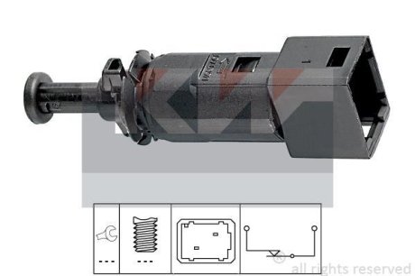 Датчик педалі гальм/зчеплення (аналог EPS 1.810.148/Facet 7.1148) KW 510 148